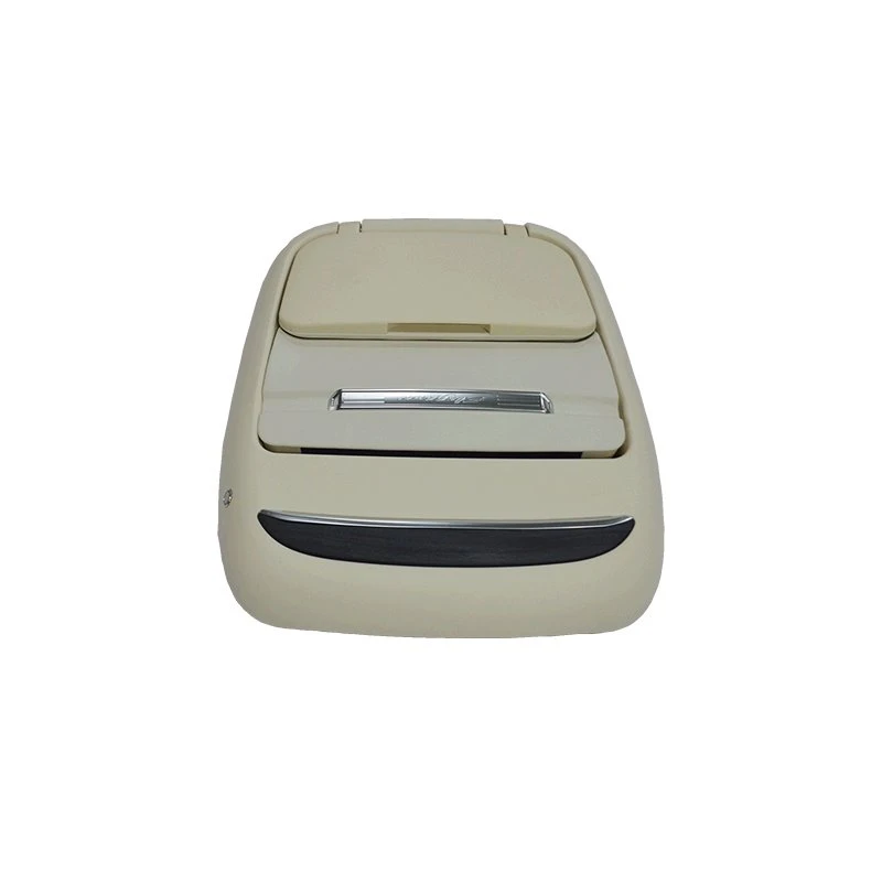One-click electric retractable gray car modified seat back table