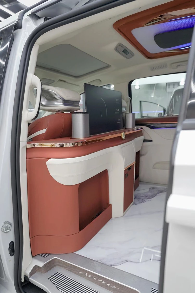 Buick GL8 avenir luxury partition wall with lifting TV